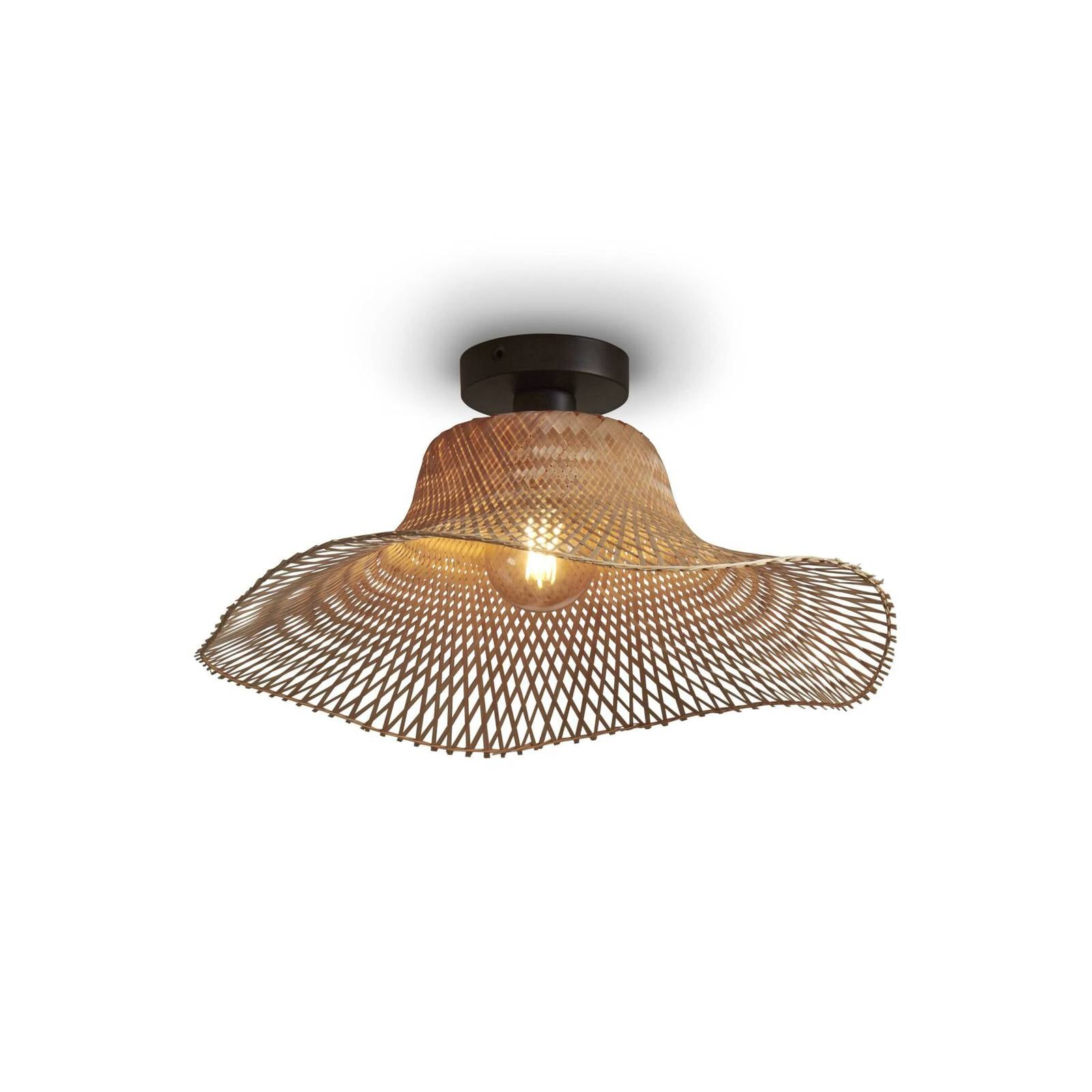 Good&mojo - good&mojo Deckenleuchte Ibiza in Natur E27 500mm - brown