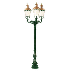 Lampione Parijs a 3 punti luce, verde