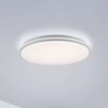 75cm Xenia, Ø dimmbar, LED-Textil-Deckenlampe