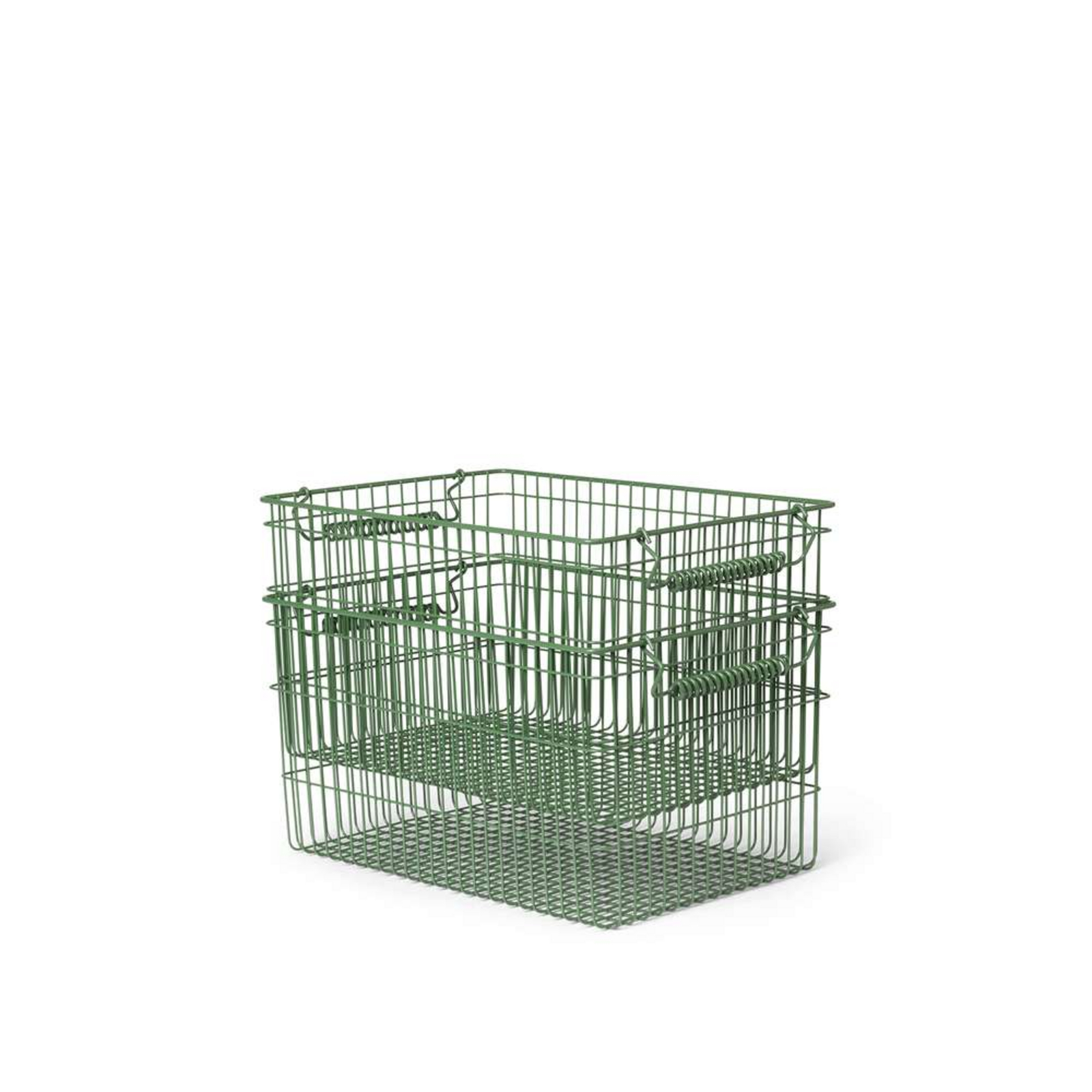 Cala Stackable Baskets Set of 2 Verdant Zöld - ferm LIVING