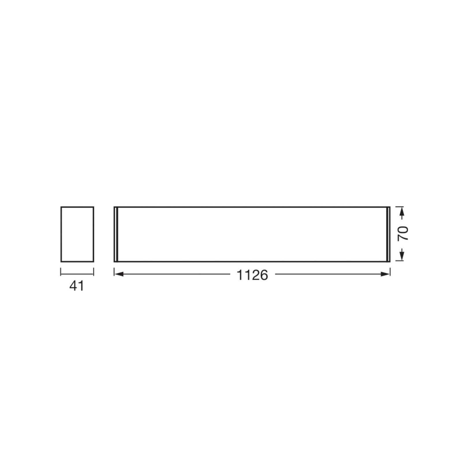 OSRAM LED plafondlamp Office line Cuboid zwart 4000 K dimbaar