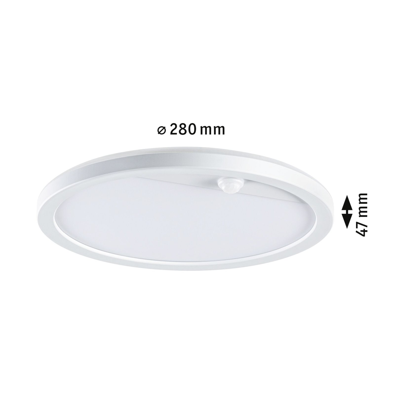 Lamina Außen Wand-/Deckenleuchte m/Sensor Round SWR Weiß - Paulmann