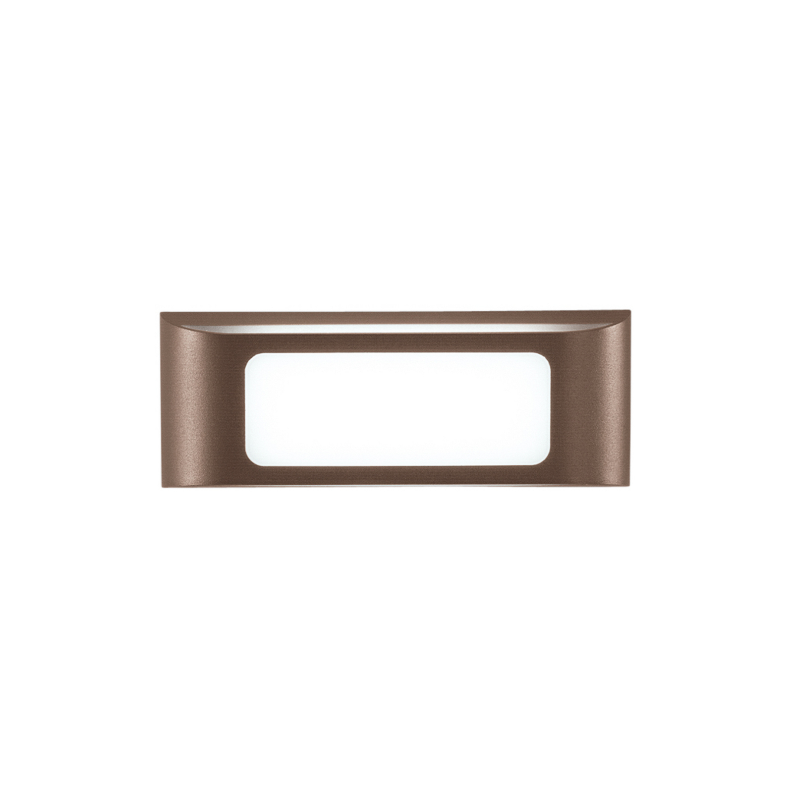 Applique d'extérieur LED DESERT, couleur bronze, largeur 25 cm Métal