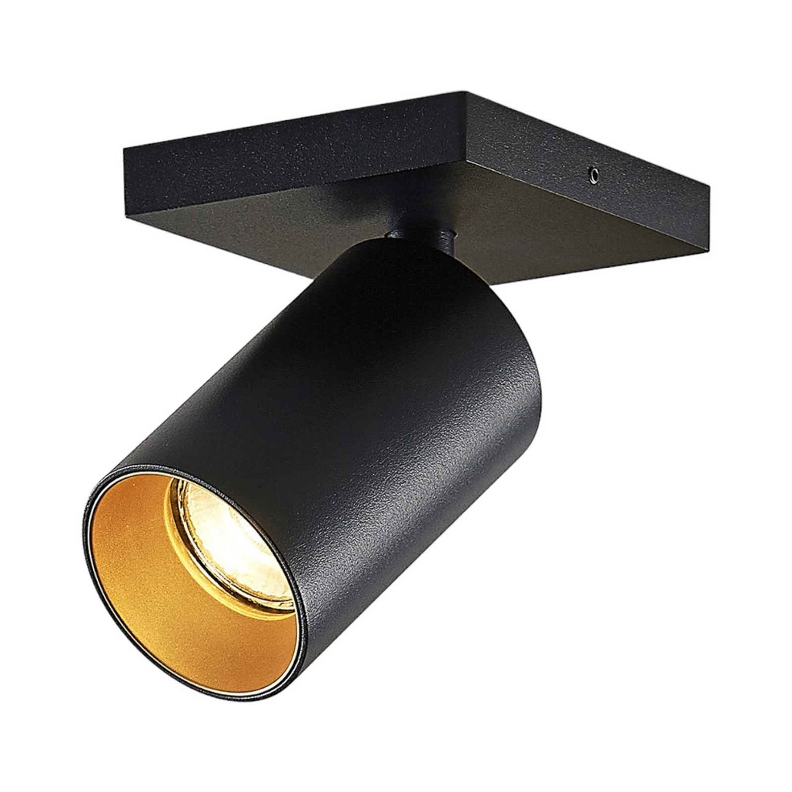 Arcchio Spot Brinja, negru, unghiular, Ø 6 cm, 1 bec, GU10