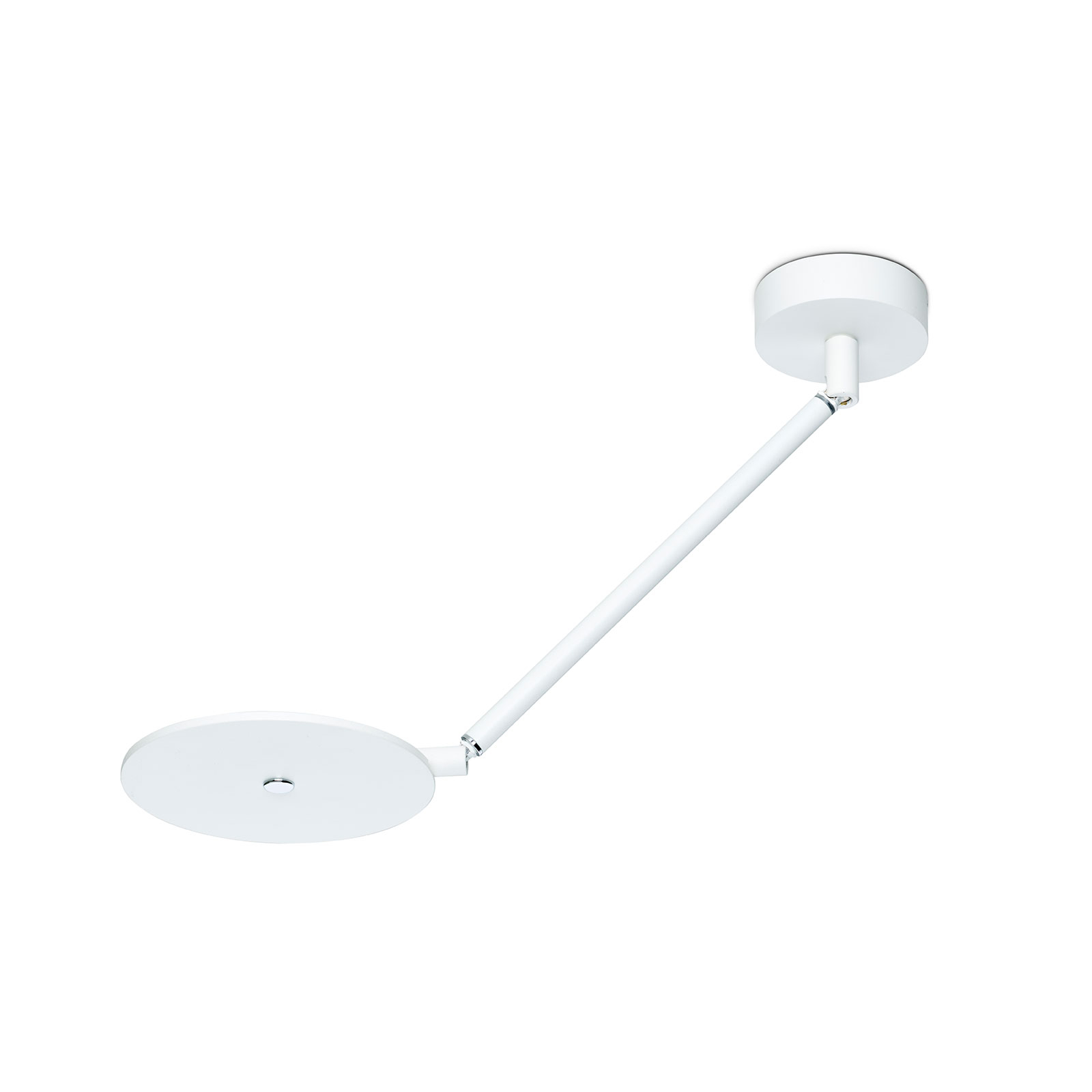Oligo Scotty ceiling light rotatable and pivotable, for Living / Dining Room, metal, acrylic, 13.5 W, energy efficiency: A+, H: 23 cm