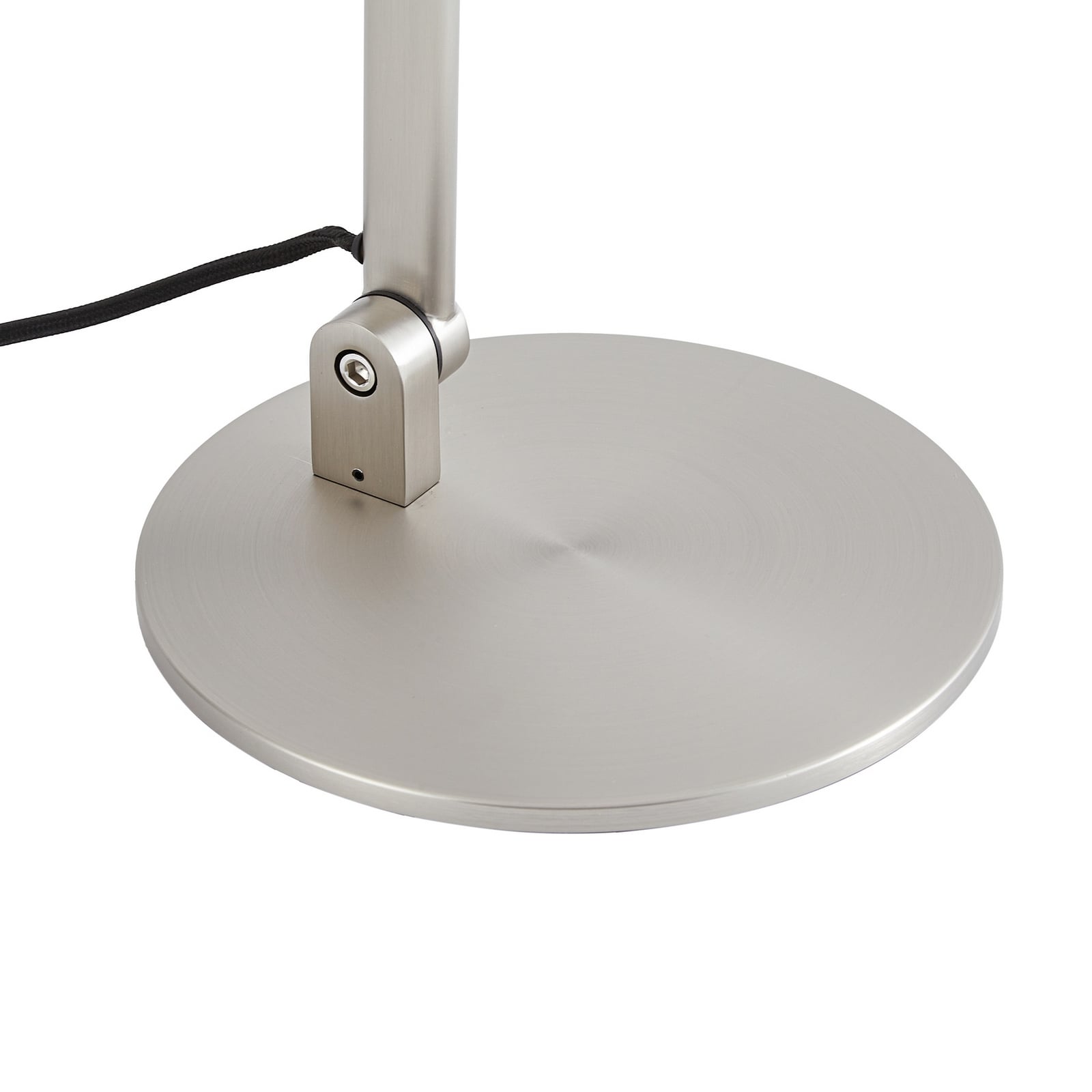 Lucande tafellamp Silka, 93 cm, nikkel, verstelbaar, E27 Lucande tafellamp Silka, 93 cm, nikkel, verstelbaar, E27