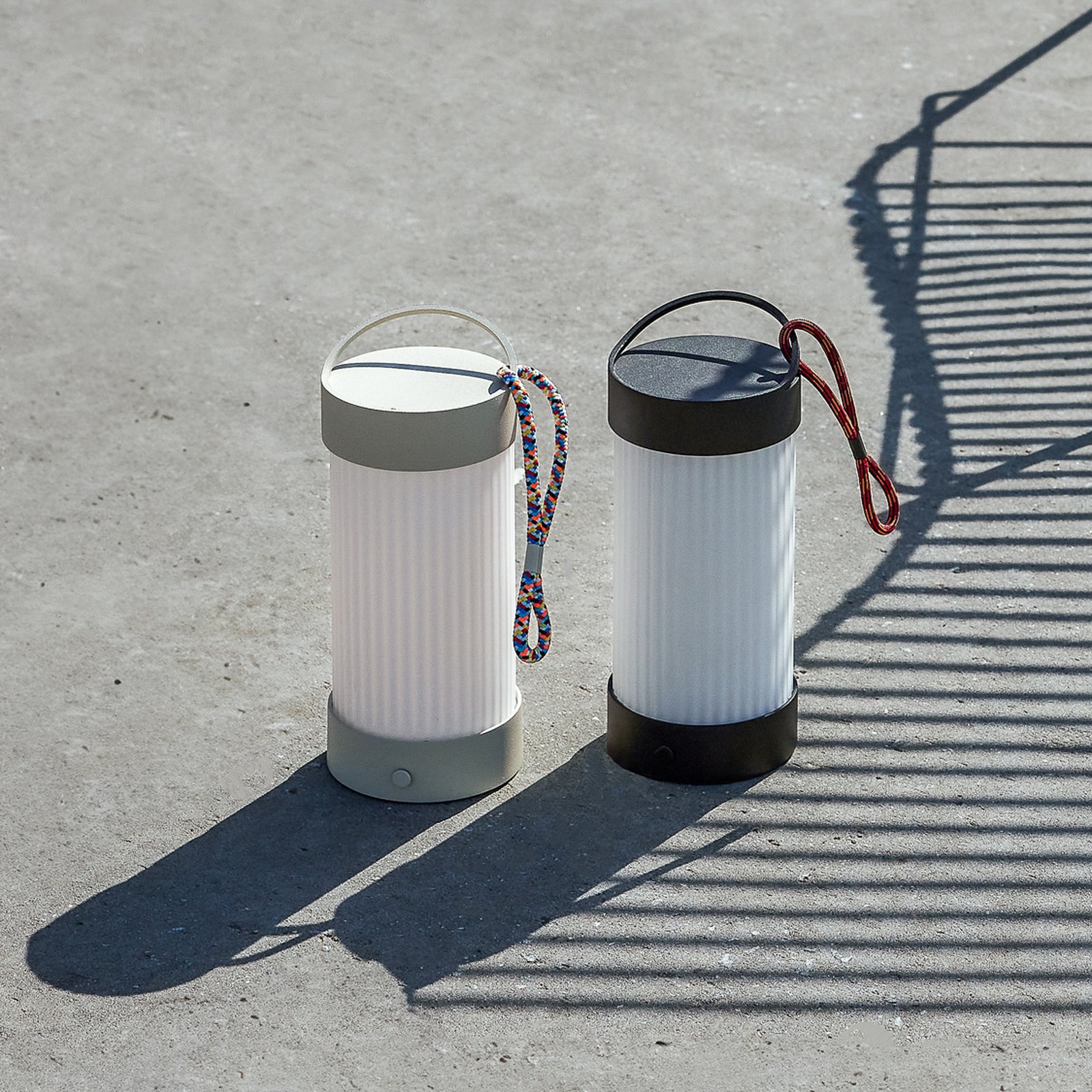 Camp Portable Bordlampe Sand - Hübsch
