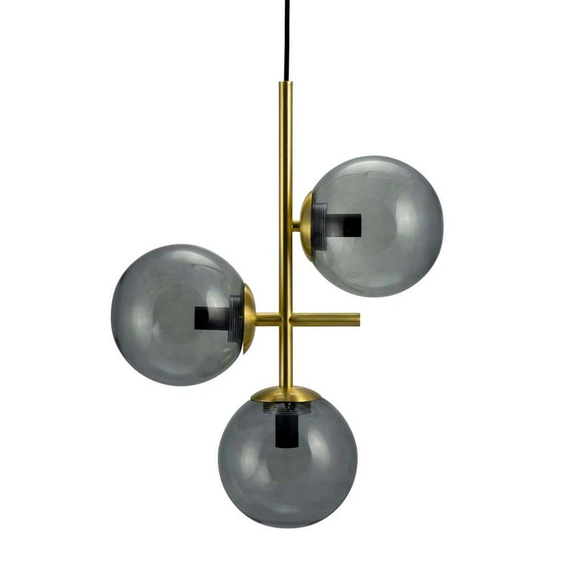 Dyberg Larsen Como pendel, 3-lys, messing
