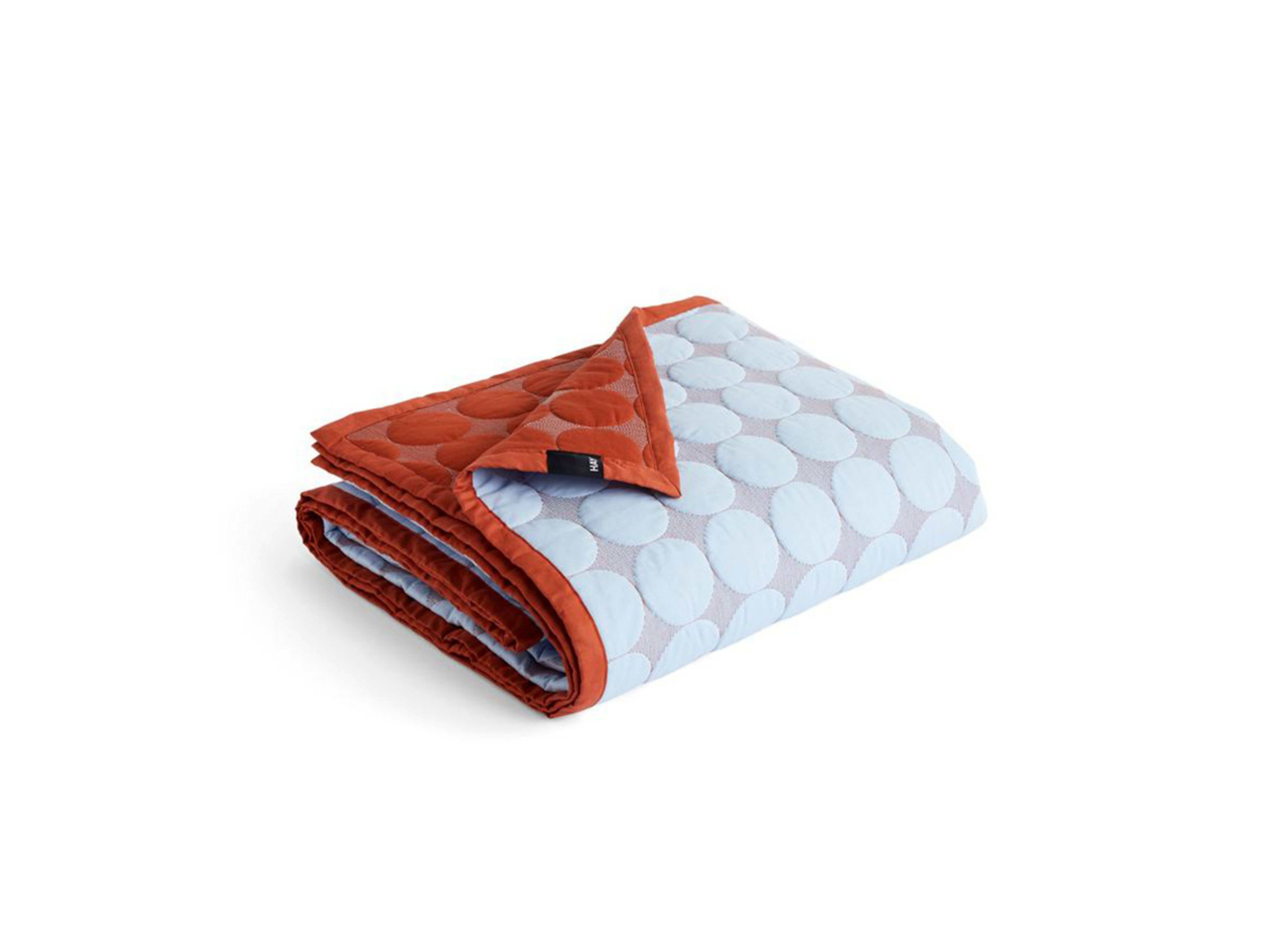 Mega Dot (Organic) Tagesdecke 235x245 Light Blue - Hay