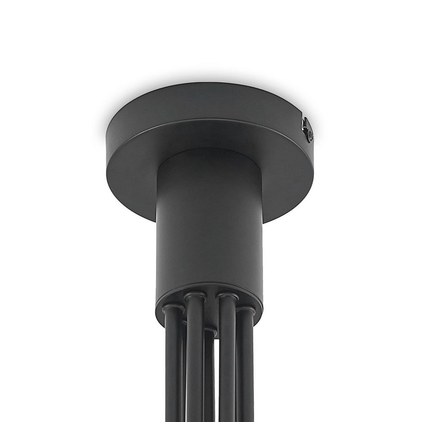 Wynina 7 Ceiling Lamp Black/Smoke - Lucande