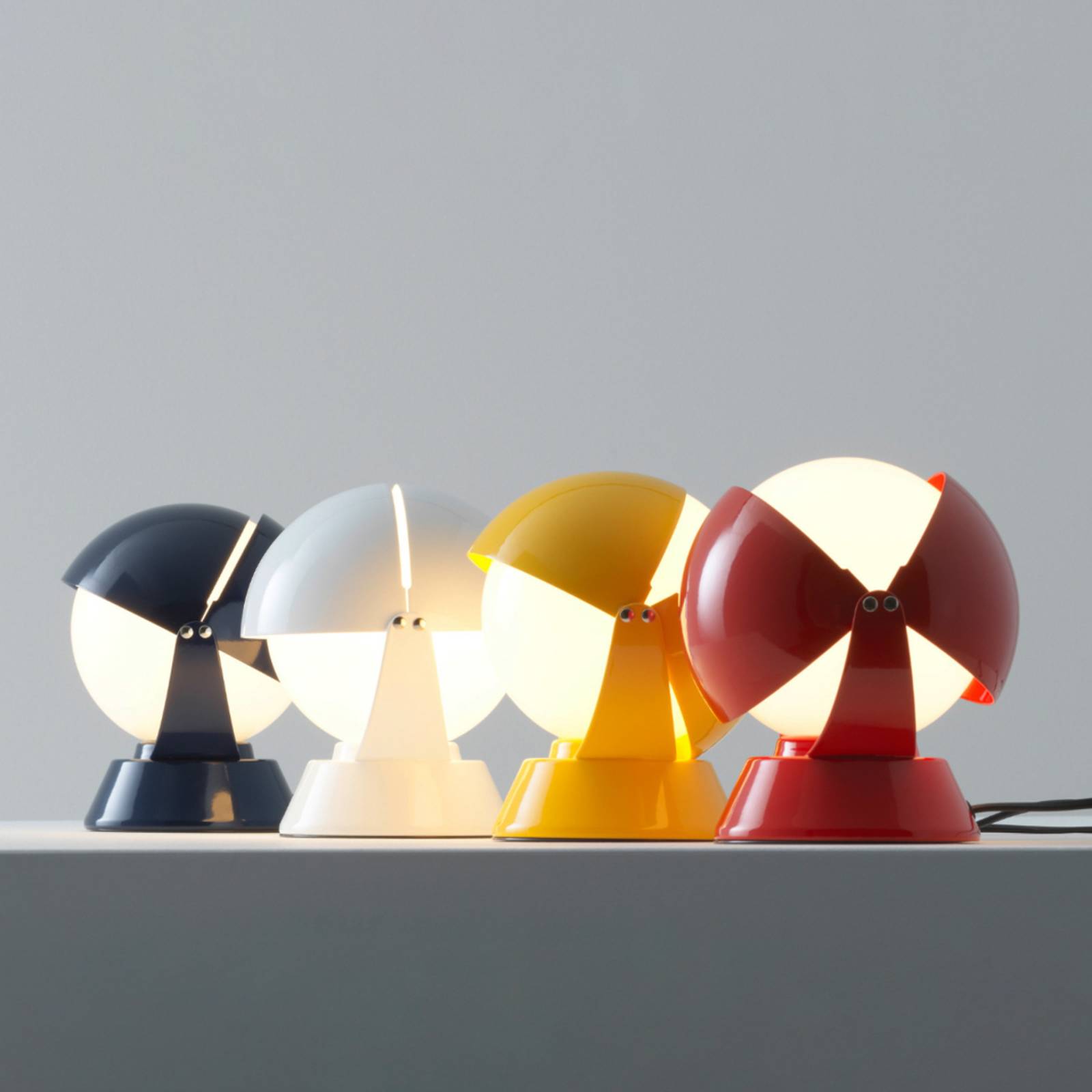 Image of Stilnovo Buonanotte lampe de table LED, rouge 8033913278886