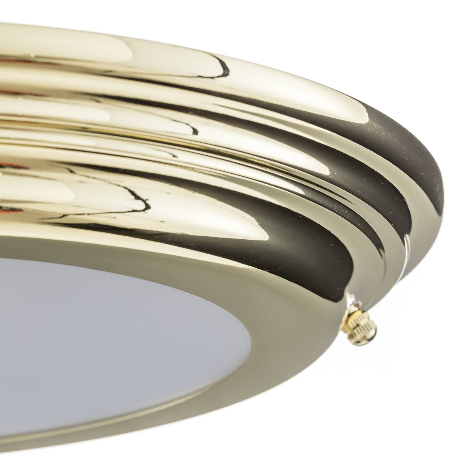 Lampa sufitowa LED Welland, mosiądz polerowany