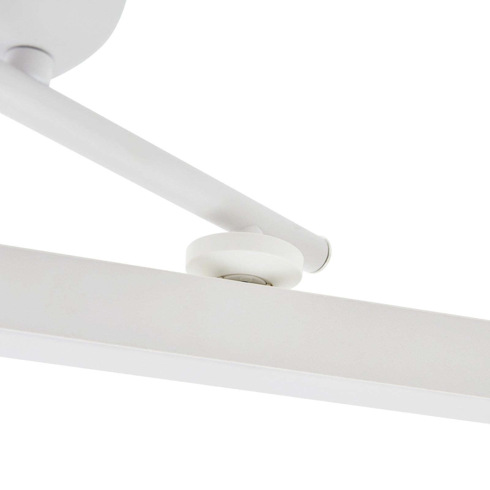 Lindby LED spot Eldrin, wit, 2-lamps, lichtstrip