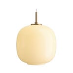 VL45 Radiohus Taklampa Ø250 Brass/Glossy Pale Yellow - Louis Poulsen