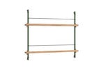 Magazine Shelving Oak/Pine Green - Moebe