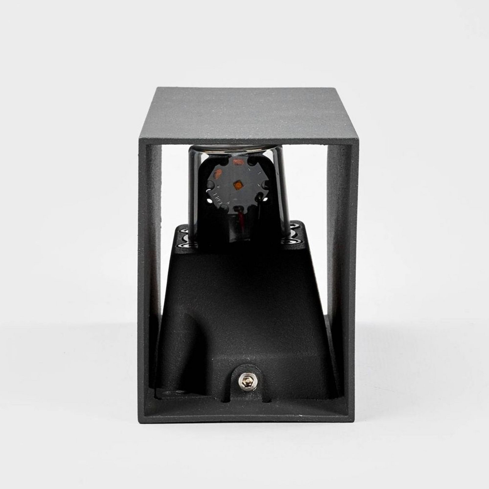 Mikka Buiten Wandlamp IP54 Dark Grey - Lucande