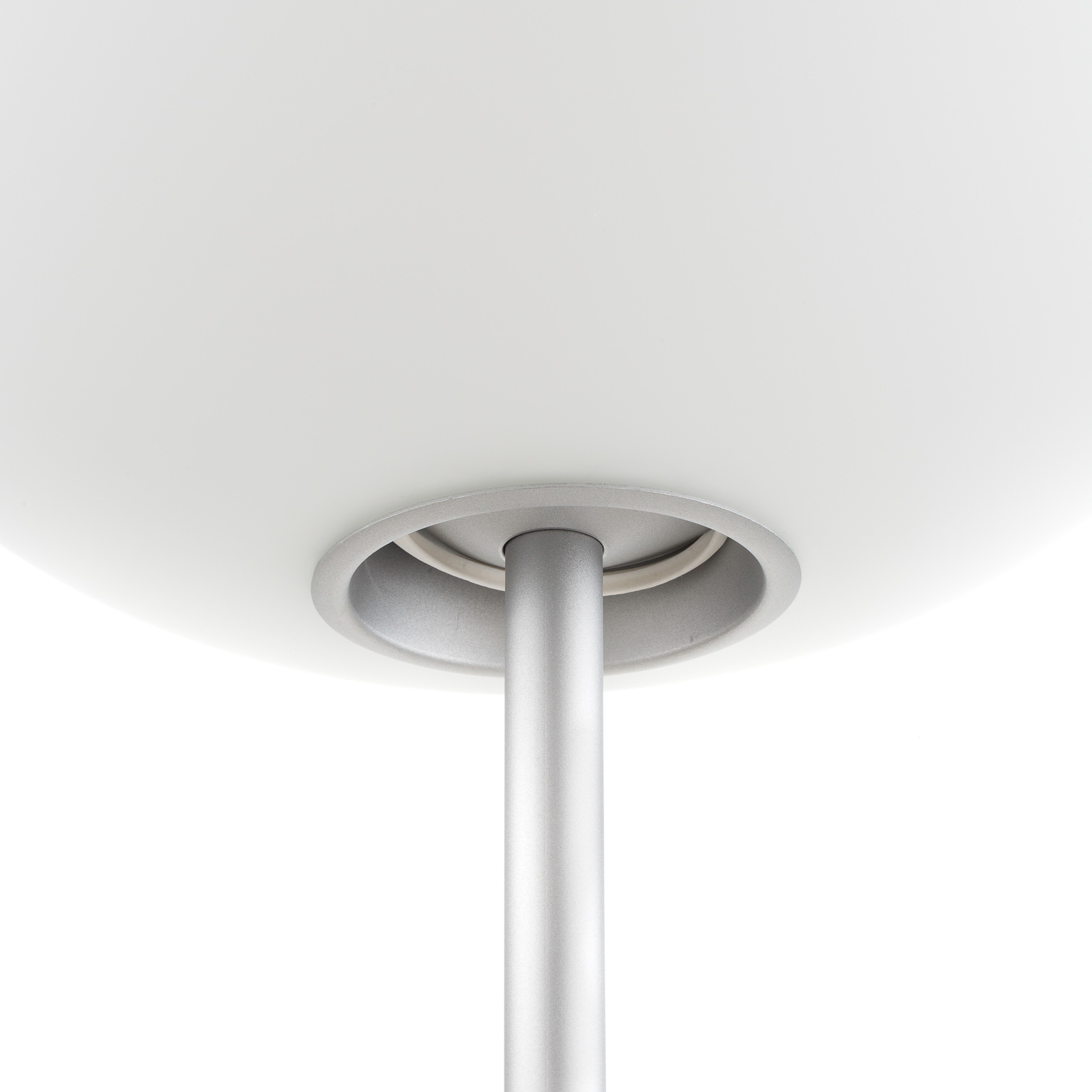 FLOS Glo-Ball Floor 1 lampa stojąca, srebrna