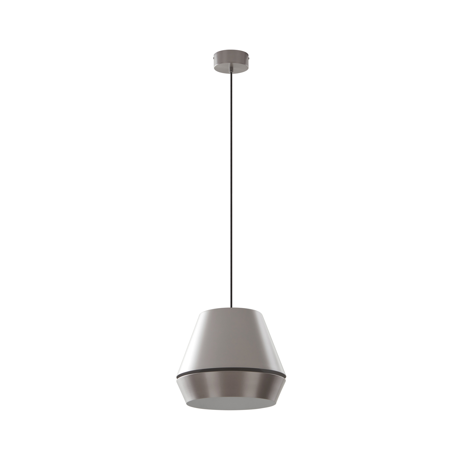Lucande Mynoria LED pendant light, grey
