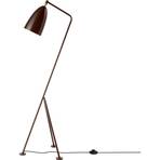 Gräshoppa Lampadar Glossy Walnut Brown - GUBI