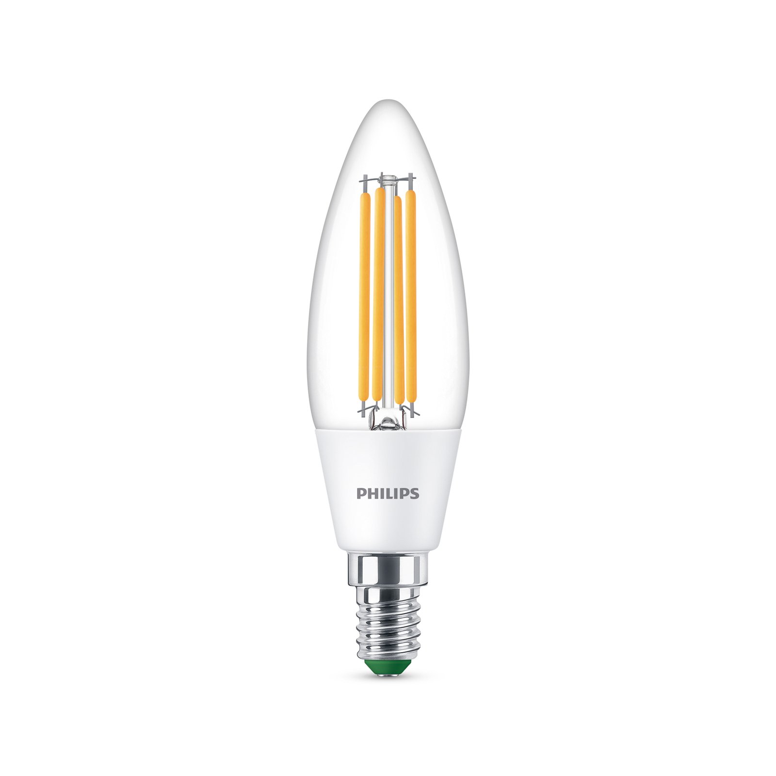 Philips bougie LED E14 2,3 W 485 lm claire 3 000 K
