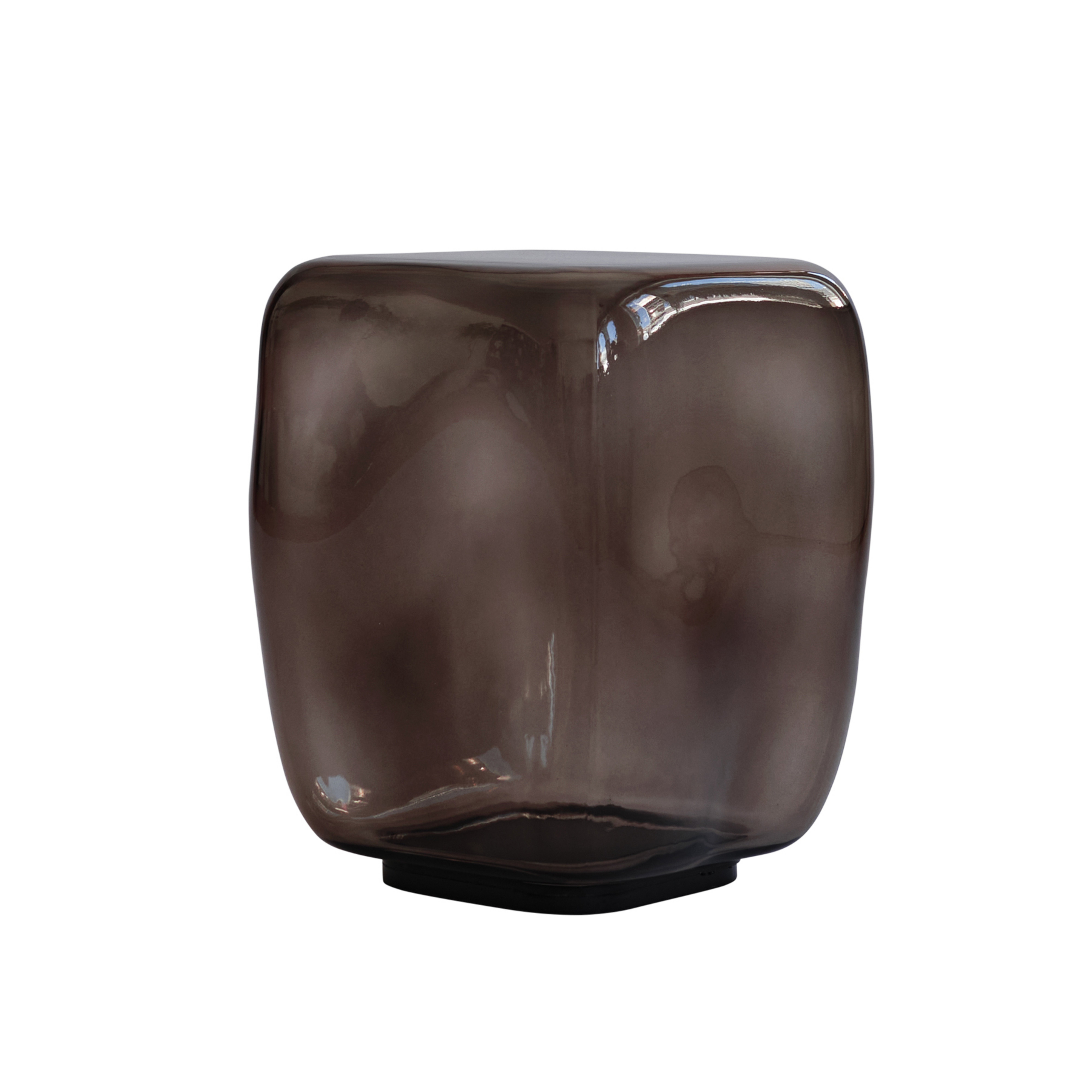 Table d'appoint Ishi grise Largeur 32 cm Verre - 101 Copenhagen