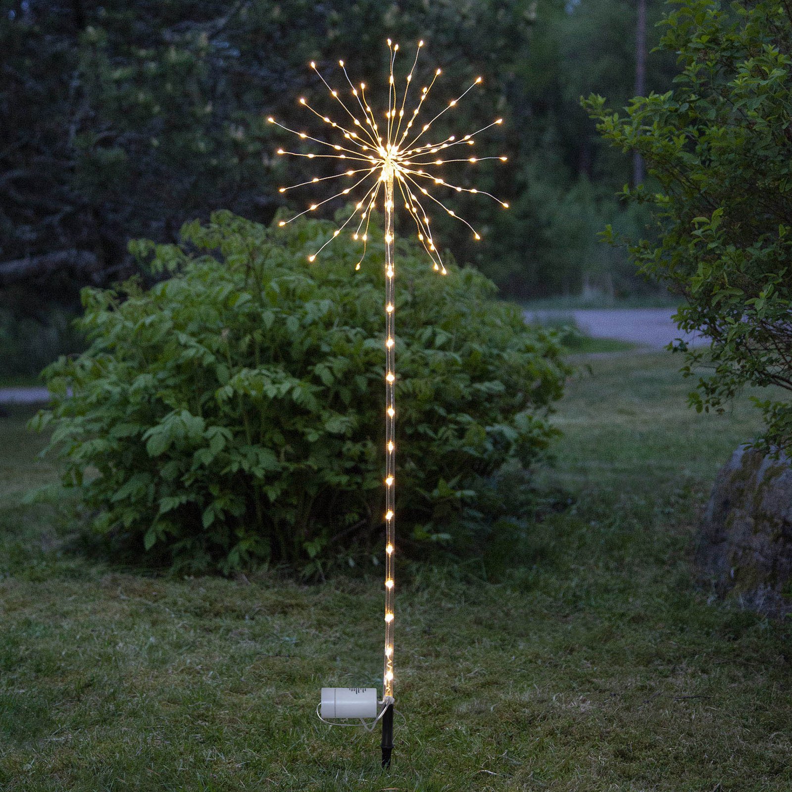 LED-Dekoleuchte Firework Outdoor warmweiß Batterie