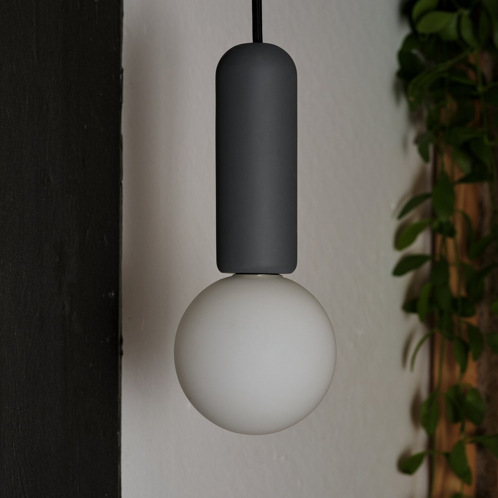 Suspension OSRAM Decor Concrete Mic, gris, béton, G9
