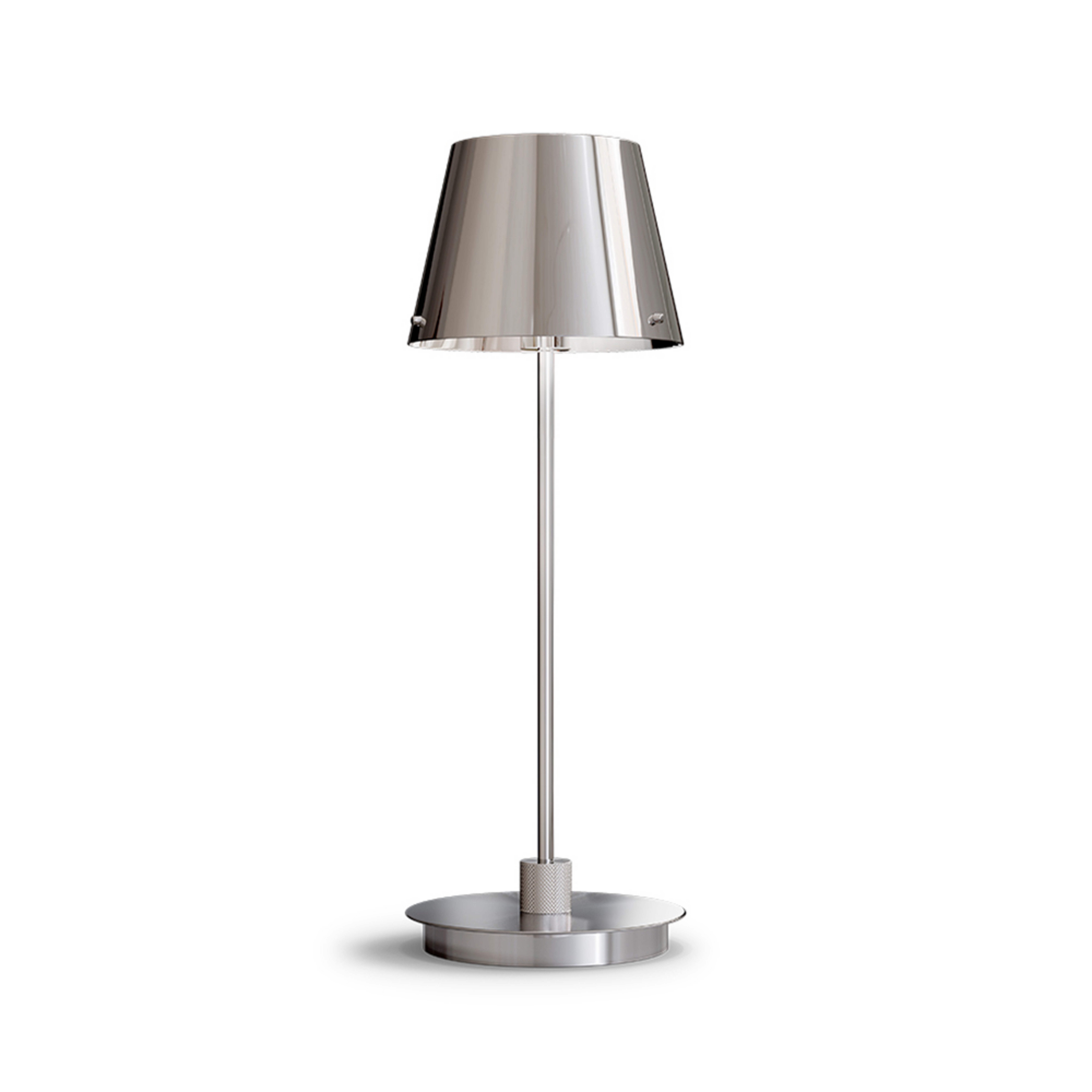 Gil il Grande Candeeiro de Mesa Chrome/Chrome - Herstal