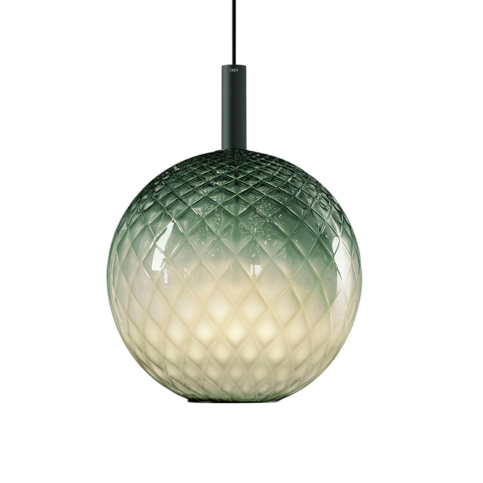 OLEV LED-Pendel BEAM STICK NUANCE BALLOTON, grün Ø 35 cm 927