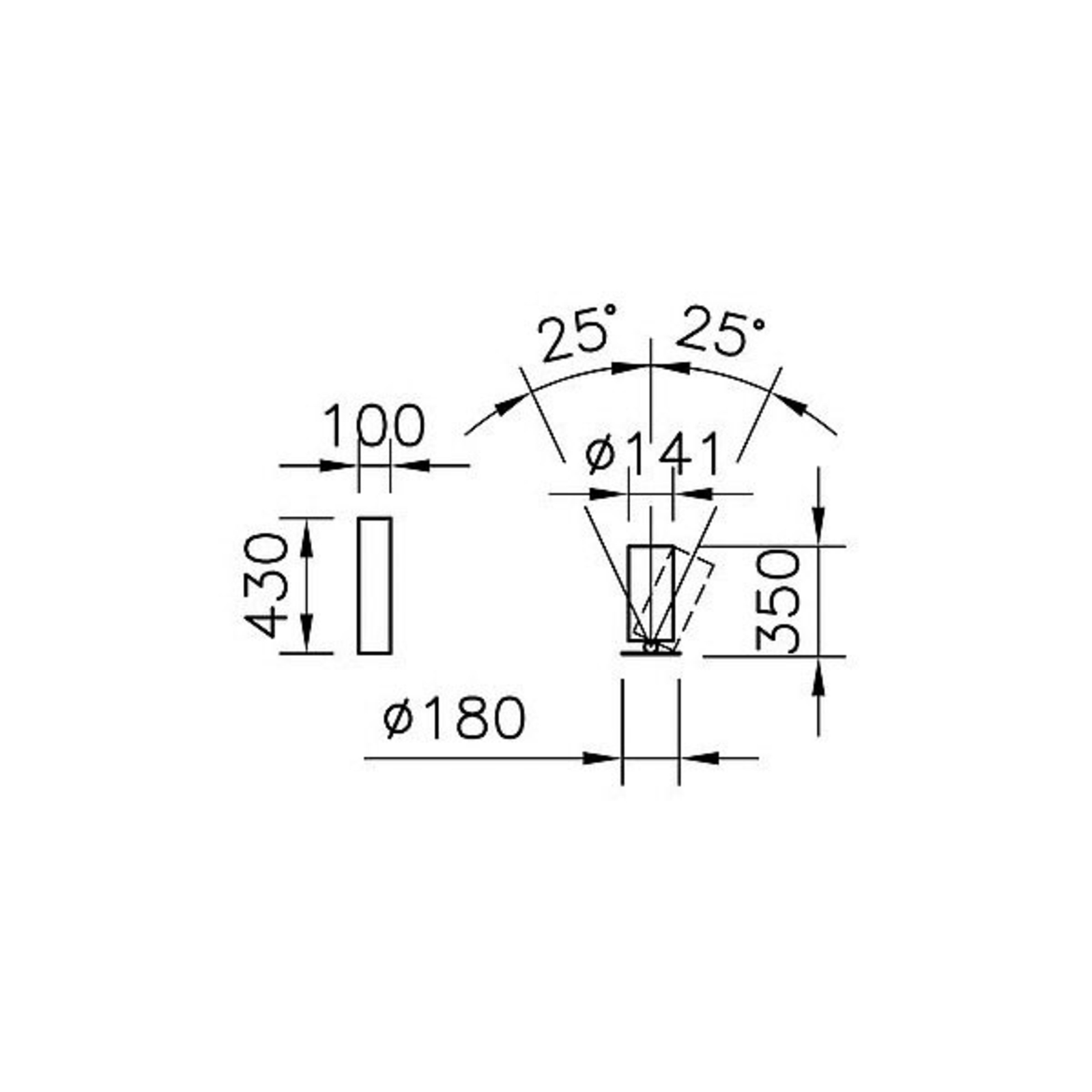 Regent Stream Table breitstrahlend digital 143W