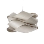 LZF hengelampe Link, grå/nikkel, Ø 69 cm, tre