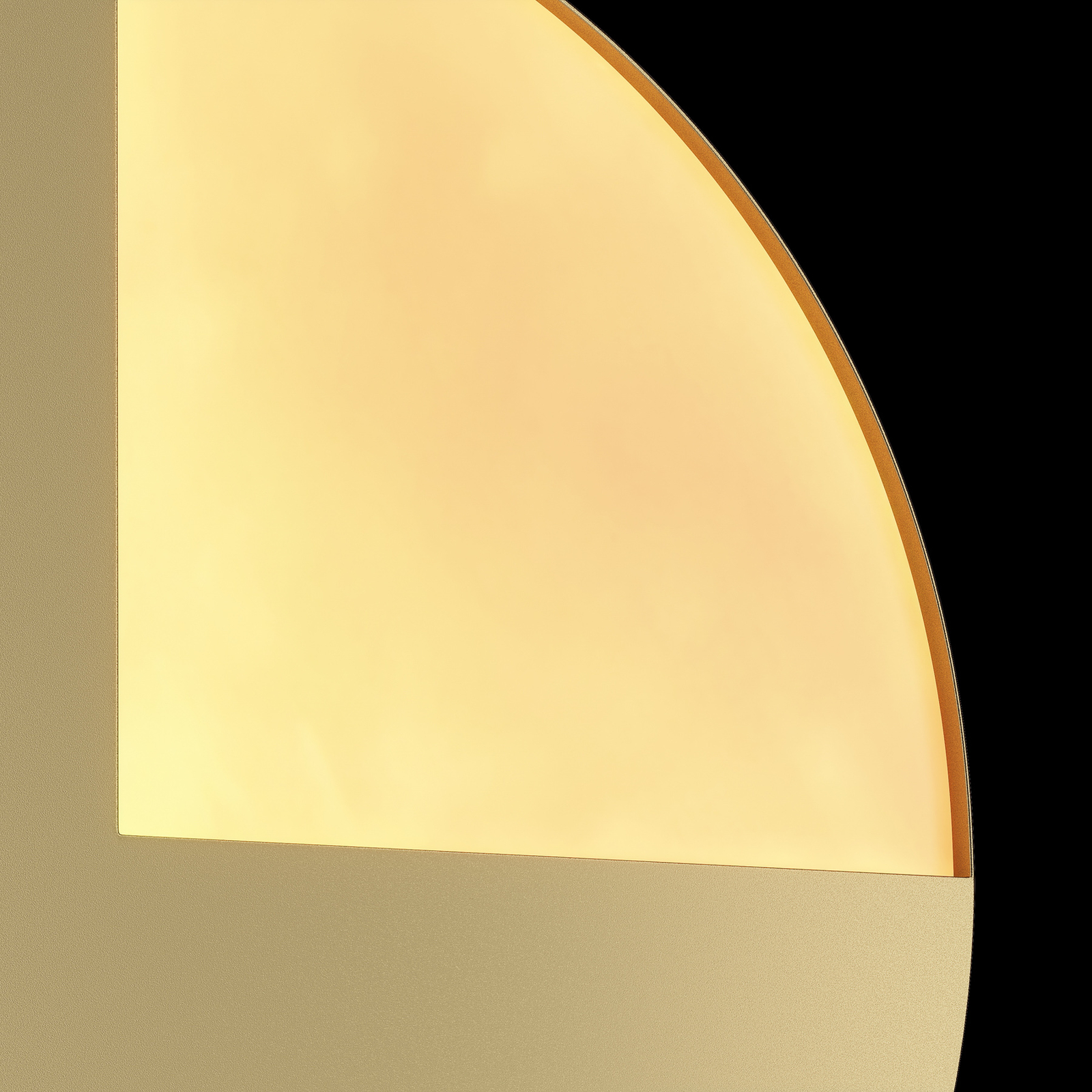 Maytoni Jupiter kinkiet LED, złoty, Ø 25 cm