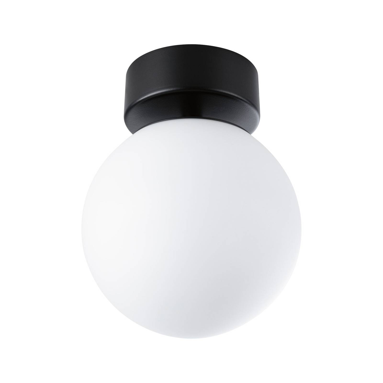 Photos - Chandelier / Lamp Paulmann Gove LED ceiling light 1-bulb black 9 W 