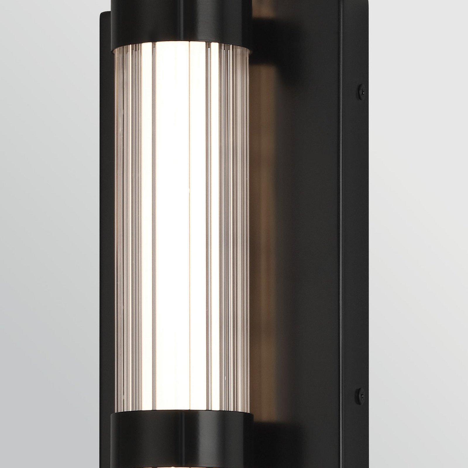 LED-Außenwandleuchte FAYTON, schwarz, Höhe 54 cm Metall IP44