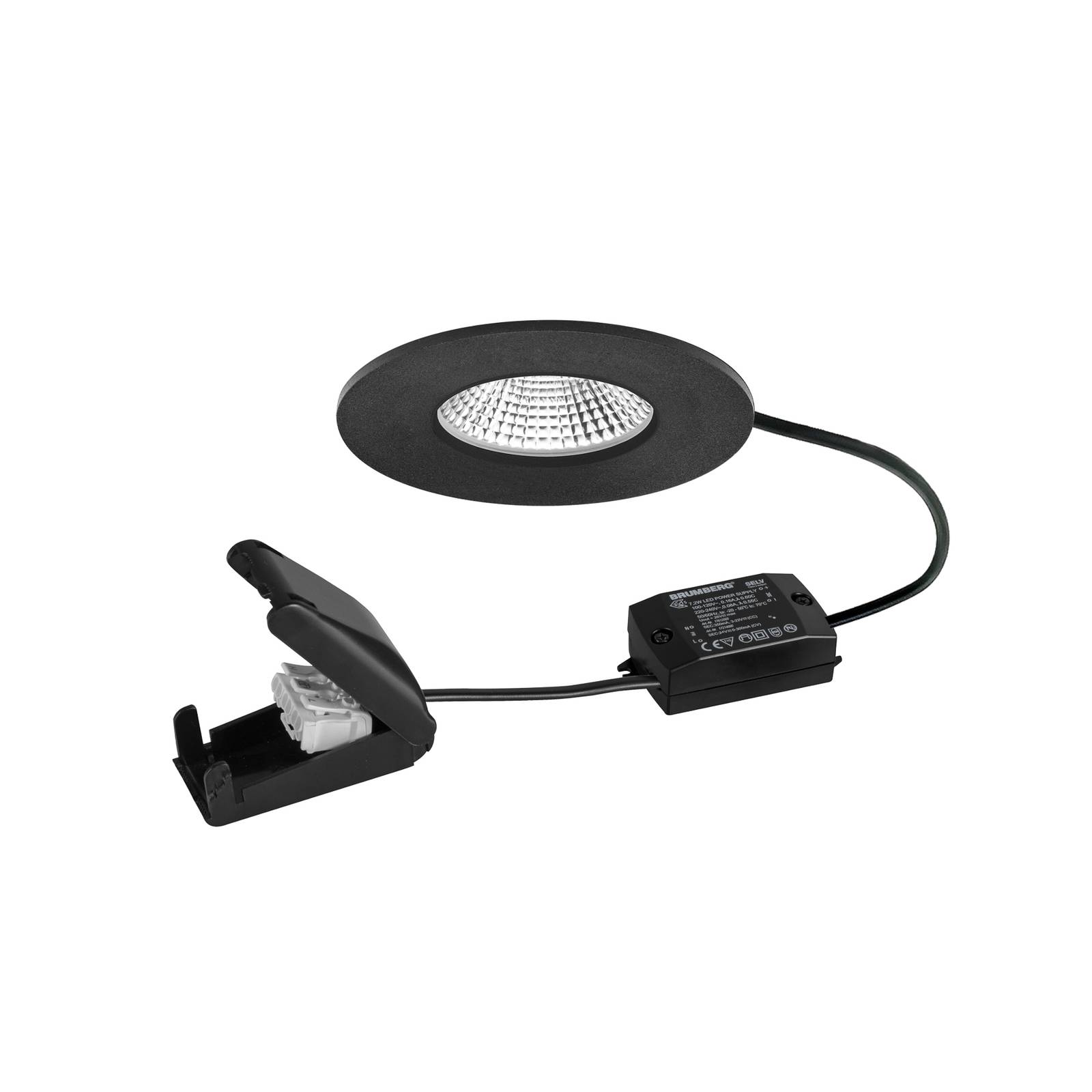 BRUMBERG LED-Spot BB20 IP65 on/off Anschlussbox schwarz matt günstig online kaufen