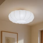 Lindby laevalgusti Helin, valge, Ø 60 cm, tekstiil, 3 x E27