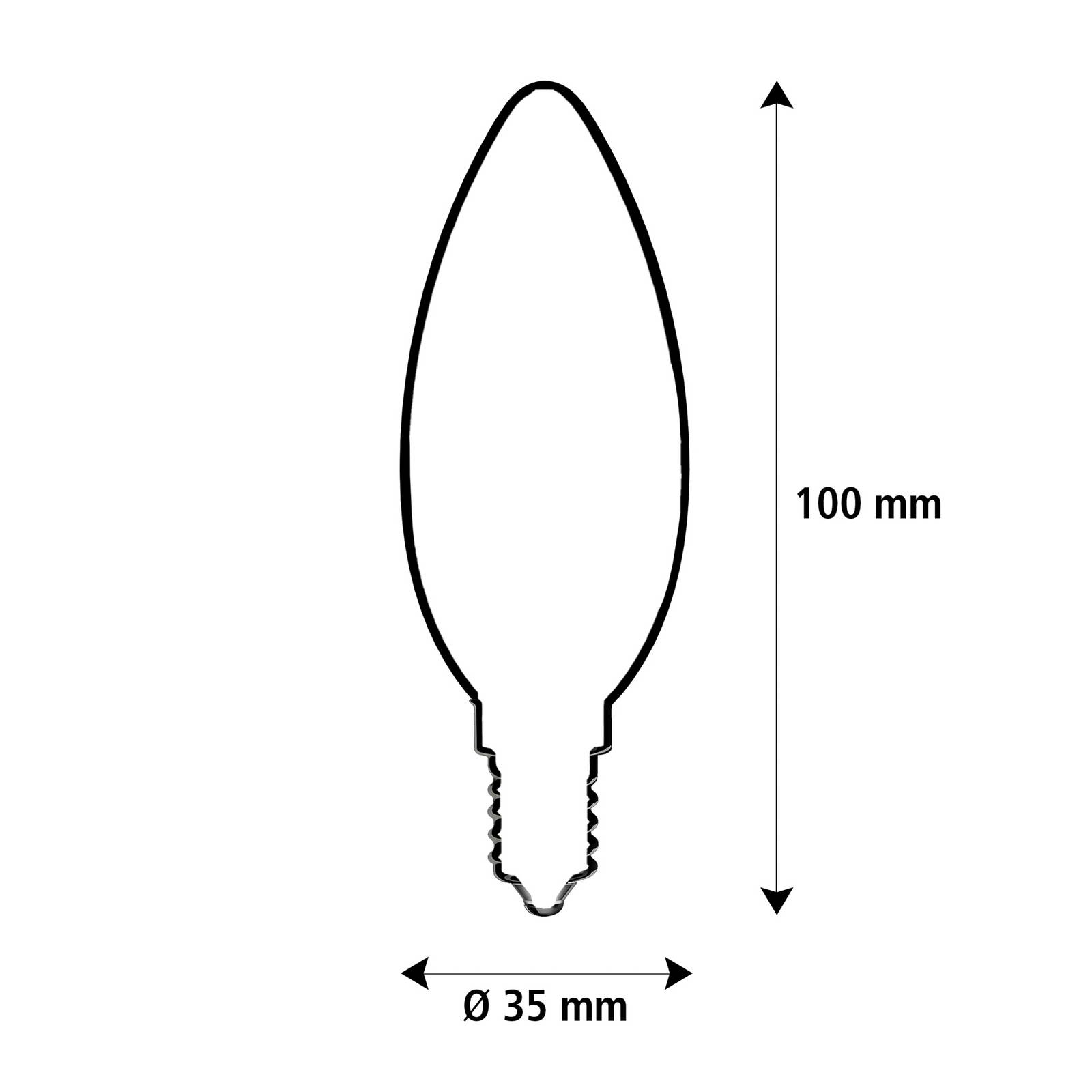 SEGULA LED Fire Flame Line E27 0,2W rot Kerze 1800K Deko günstig online kaufen