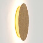 LED wandlamp Meteor, Ø 19 cm, goud