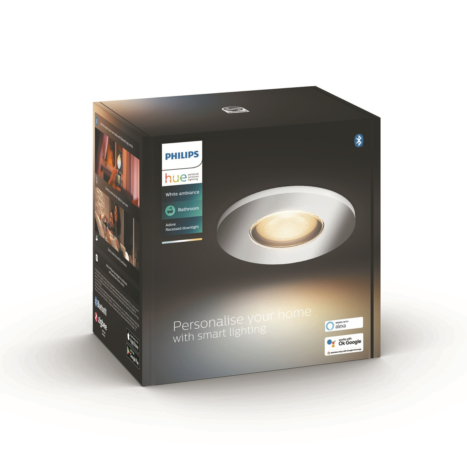 Philips Hue Adore innfelt spot, 1-pakning forlengelse