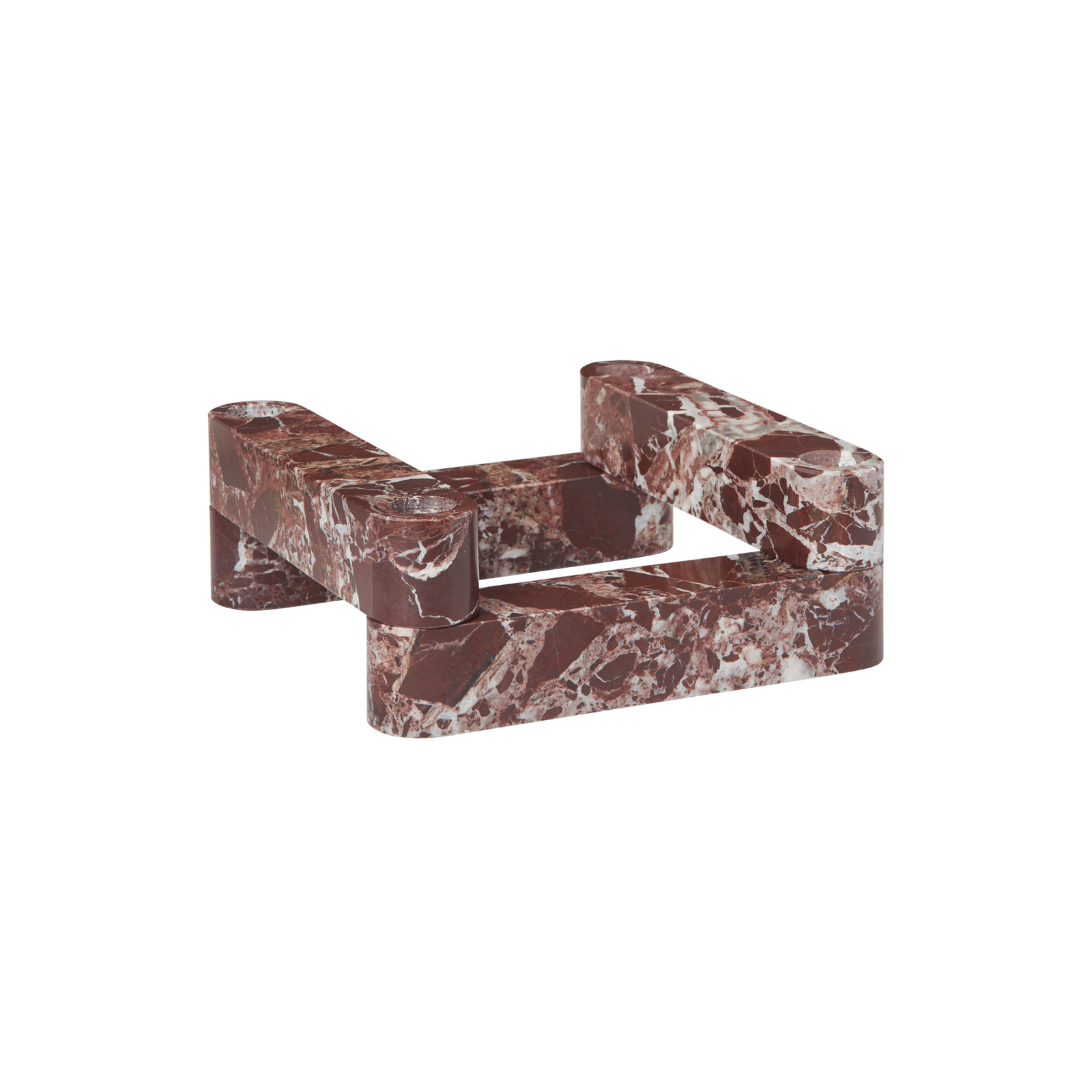 Newel Modular Kerzenhalter, Naturstein, 4-teilig - ferm LIVING