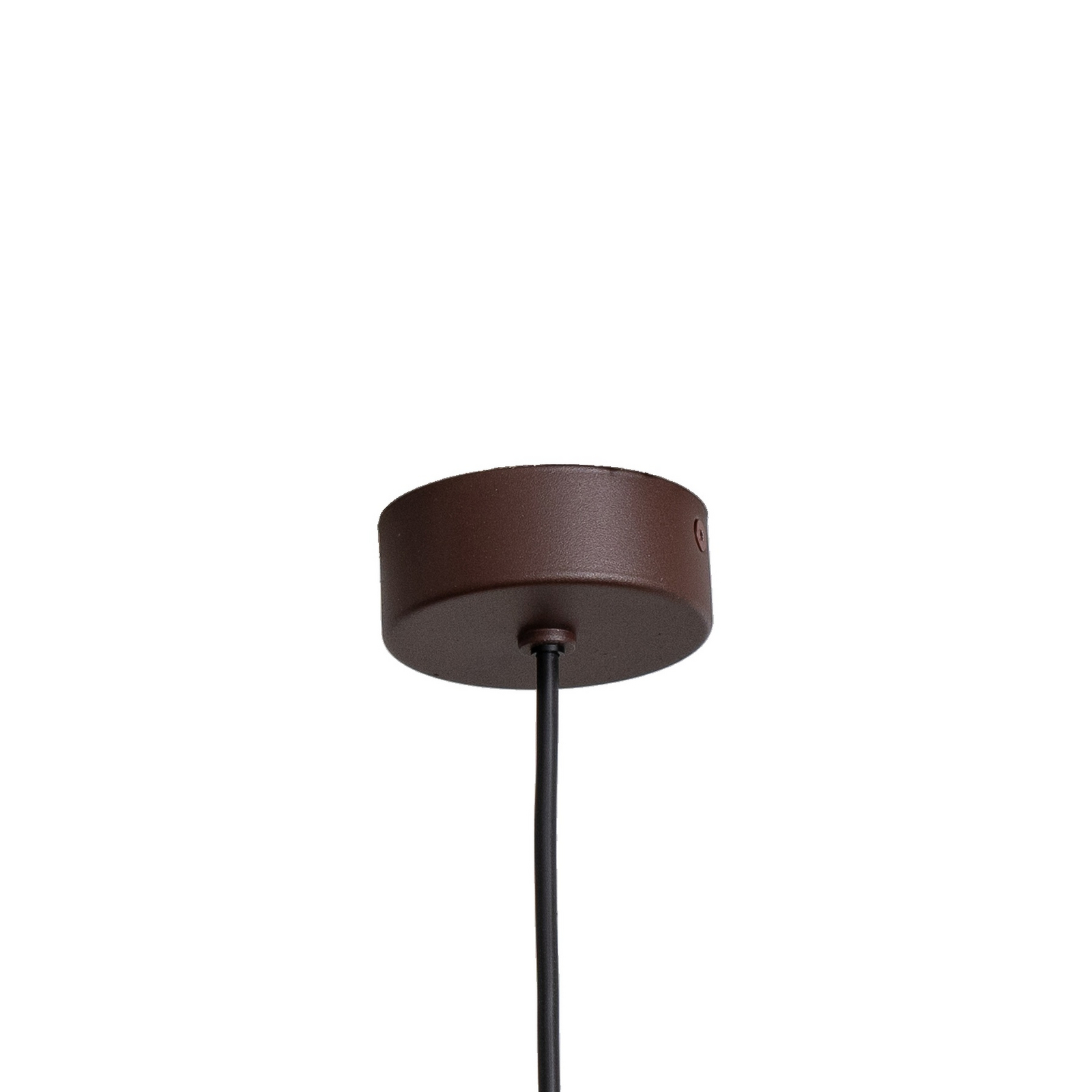 Valor pendant light, dark brown, steel, Ø 40 cm