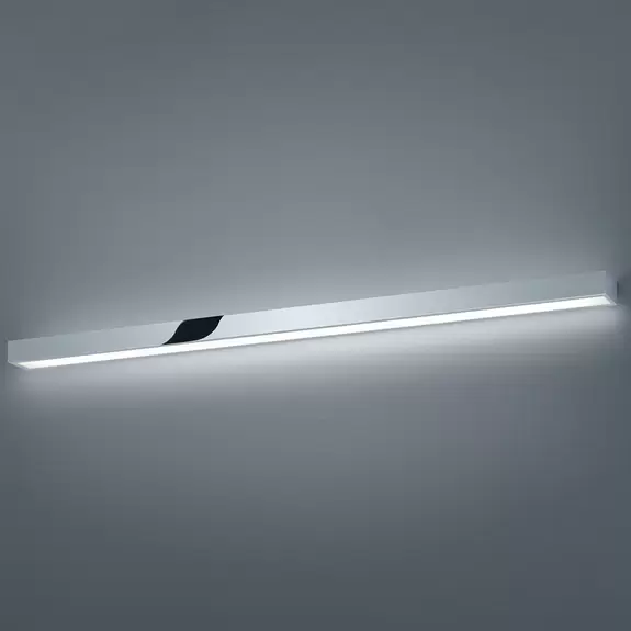 Lampenwelt Helestra Theia LED-Spiegelleuchte, verchromt 120cm