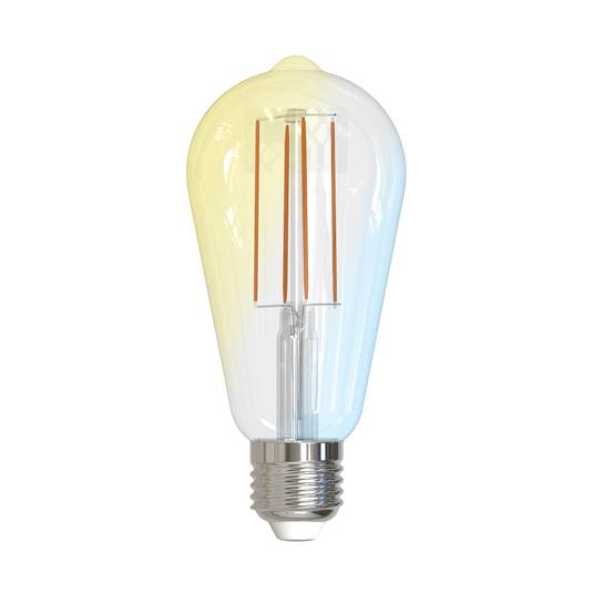 LUUMR Smart LED bulb clear E27 ST64 7W Tuya WLAN CCT