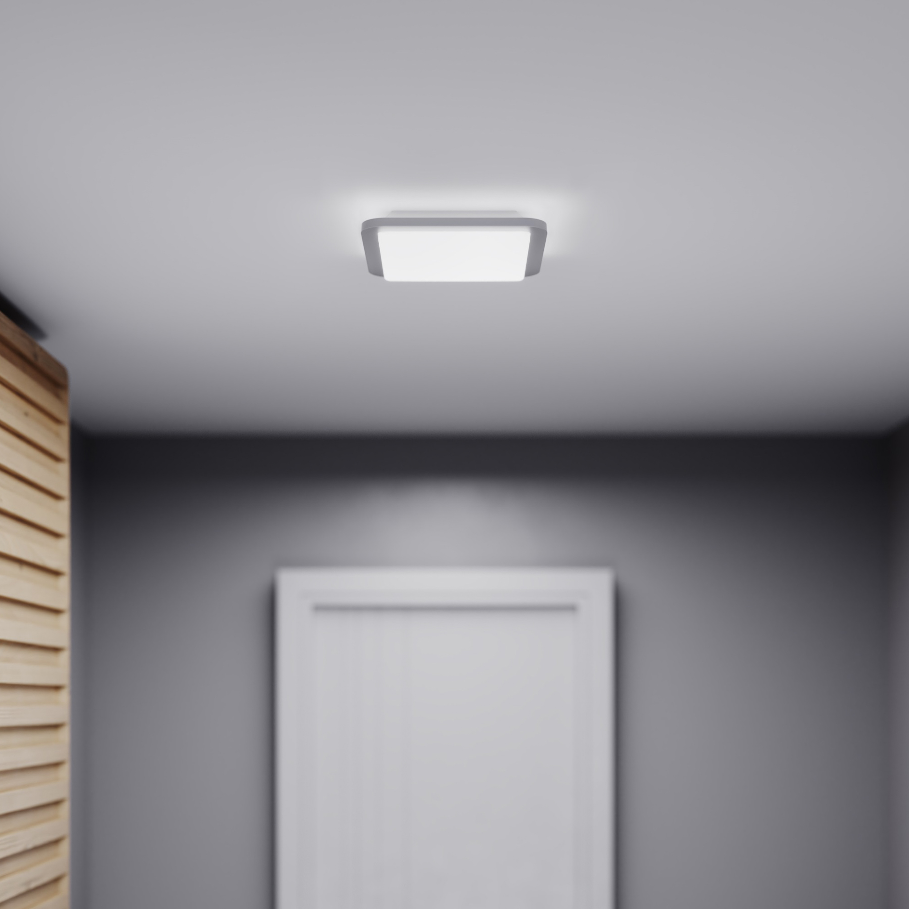STEINEL RS D2 V3 LED лампа за таван от матирана стомана
