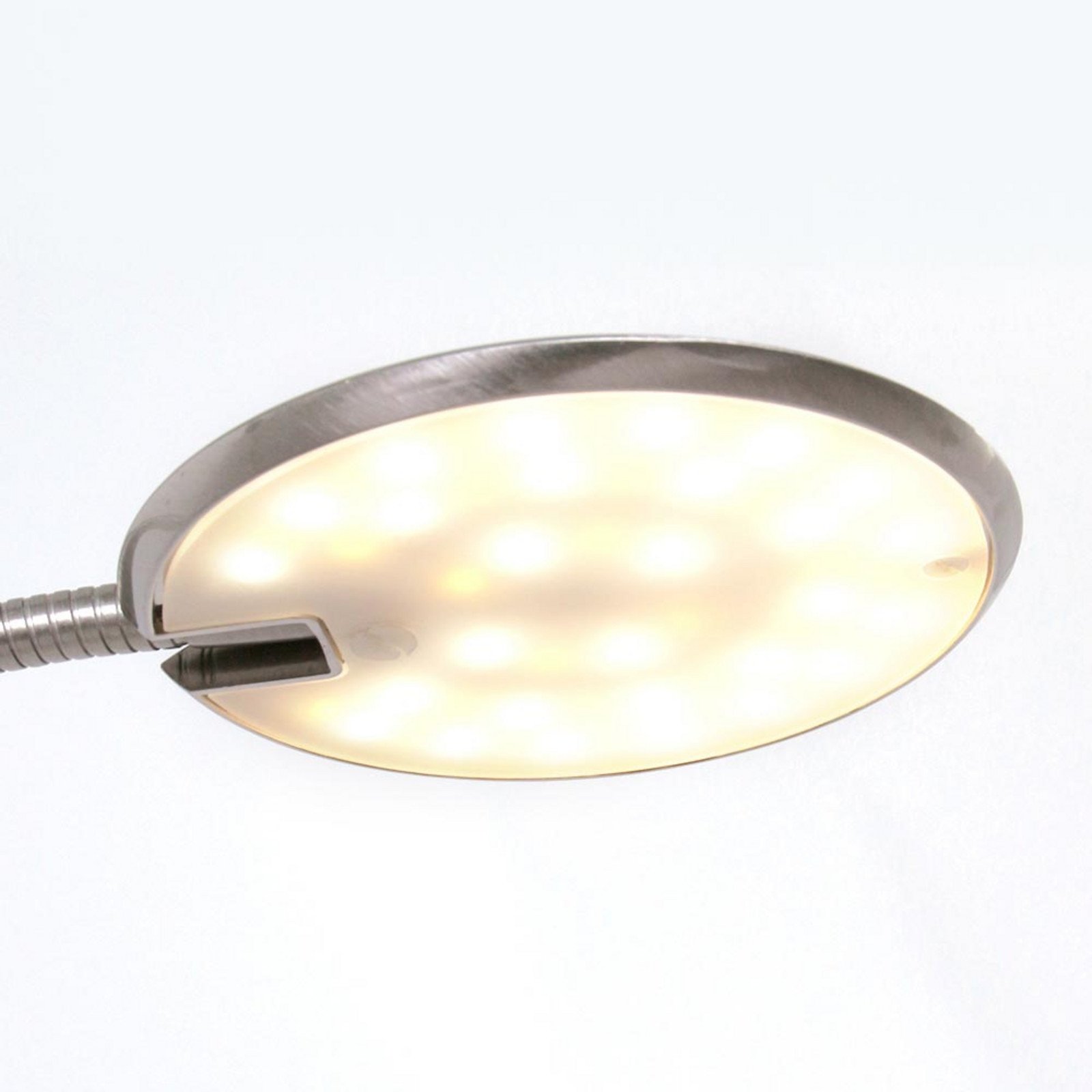 Steinhauer Zenith - lampă de masă LED cu dimmer oțel - Camera de zi / sufragerie - modern - oțel periat satinat - Metal
