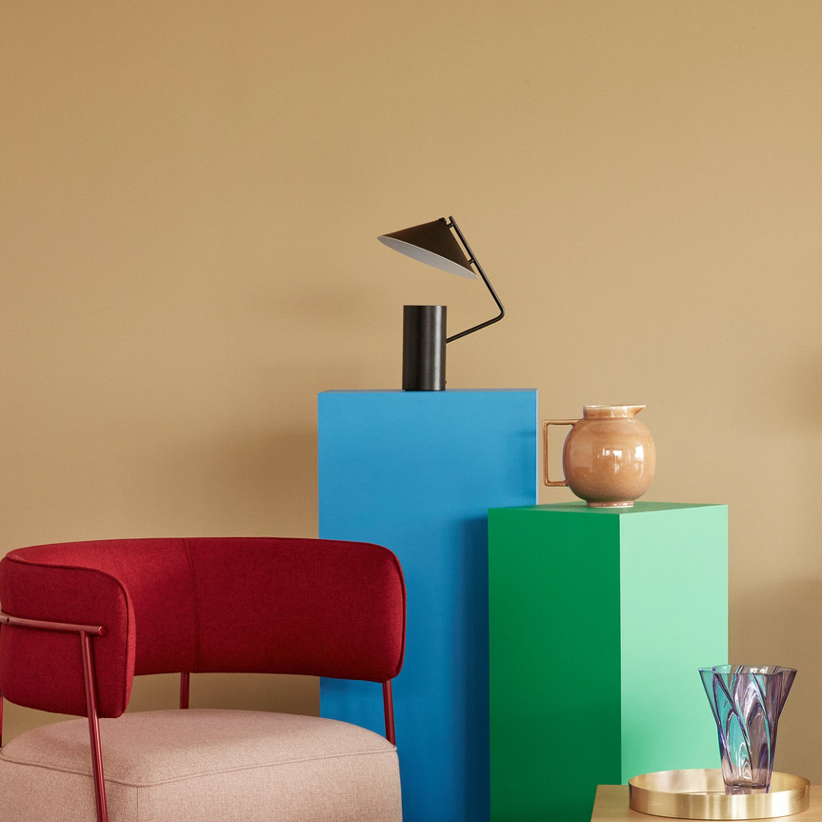 Sen Tischleuchte Geometric Black - Hübsch