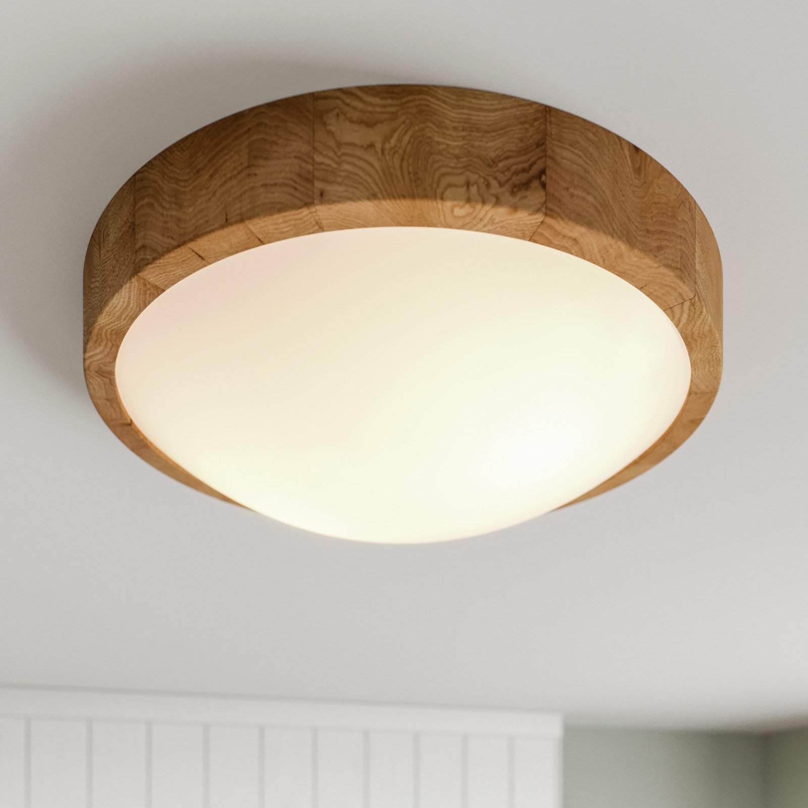 Kris Ceiling Lamp Ø37 Oak - Envostar