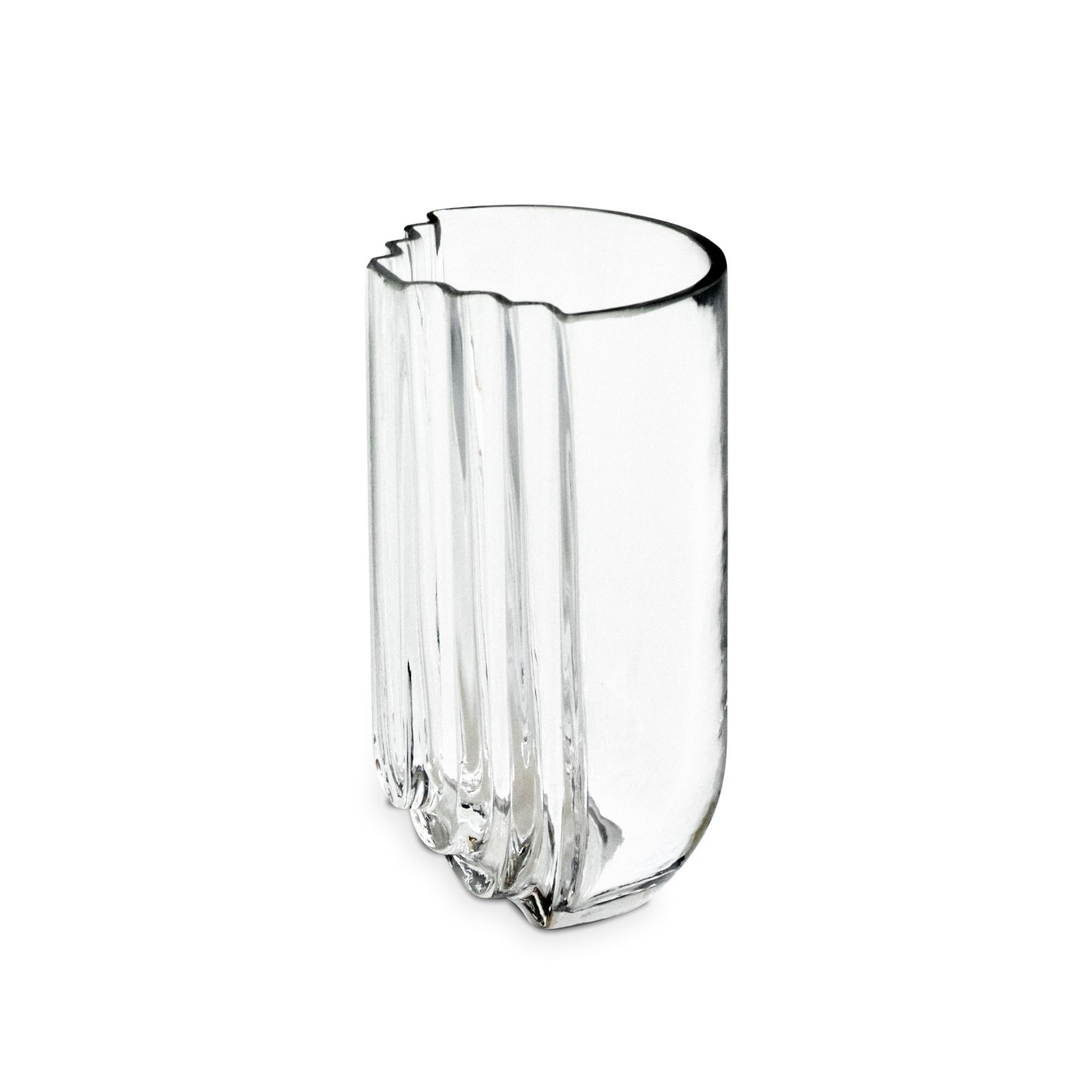 Vima-vaas, helder, hoogte 20 cm, glas - GEJST