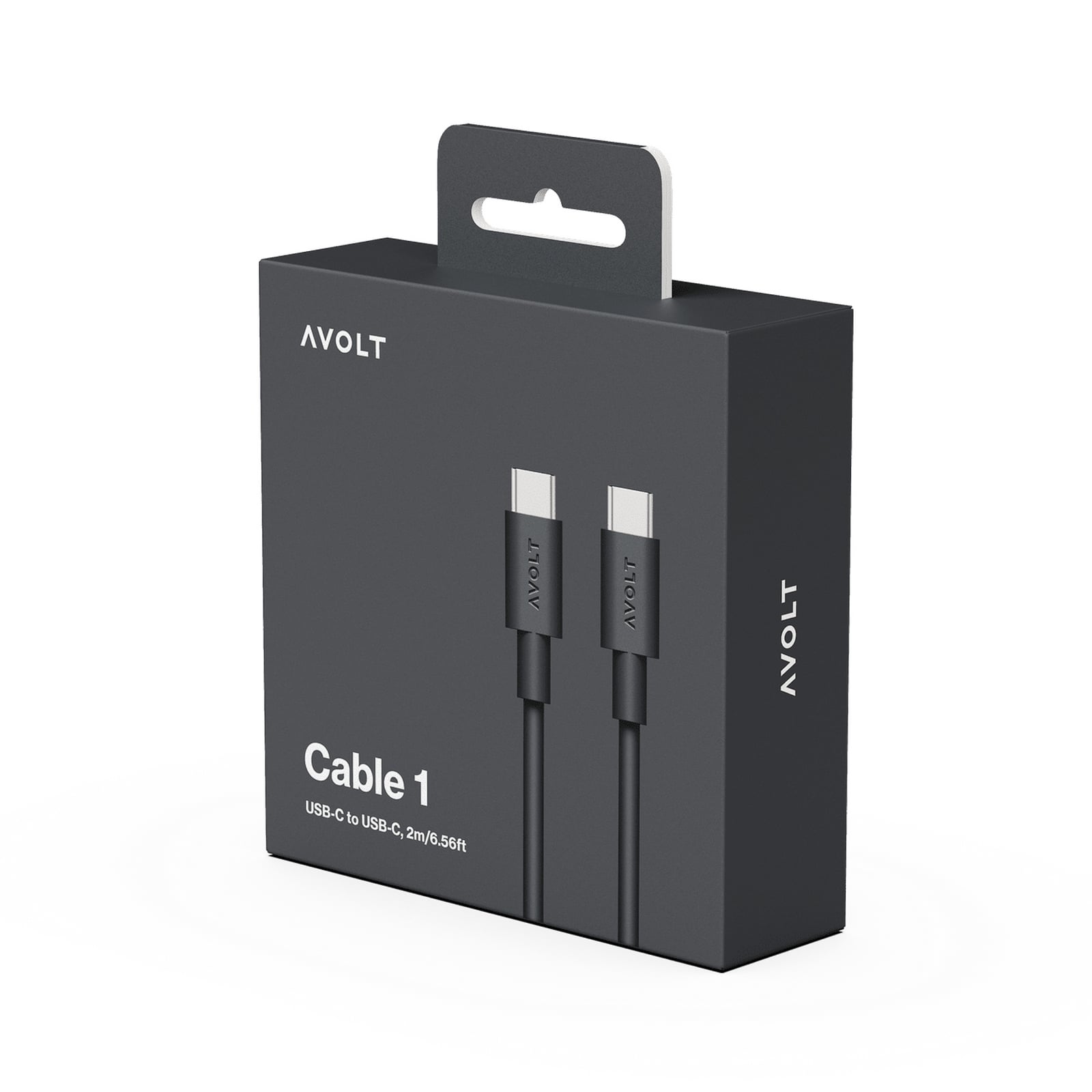 Kabel USB-C zu USB-C, schwarz, Länge 2 m - AVOLT