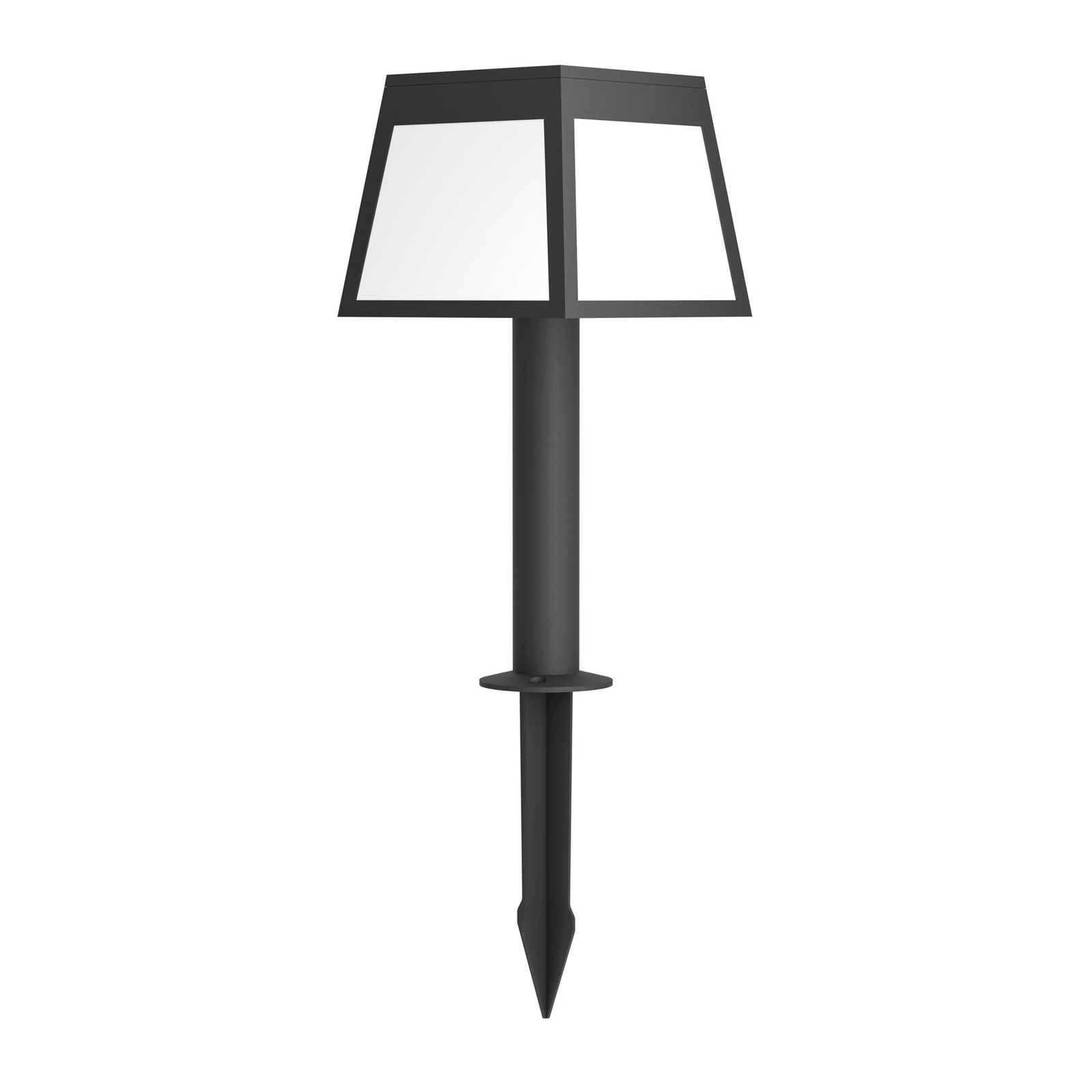 Napelemes LED talapzatvilágítás Altilia, magasság 56 cm, fekete,